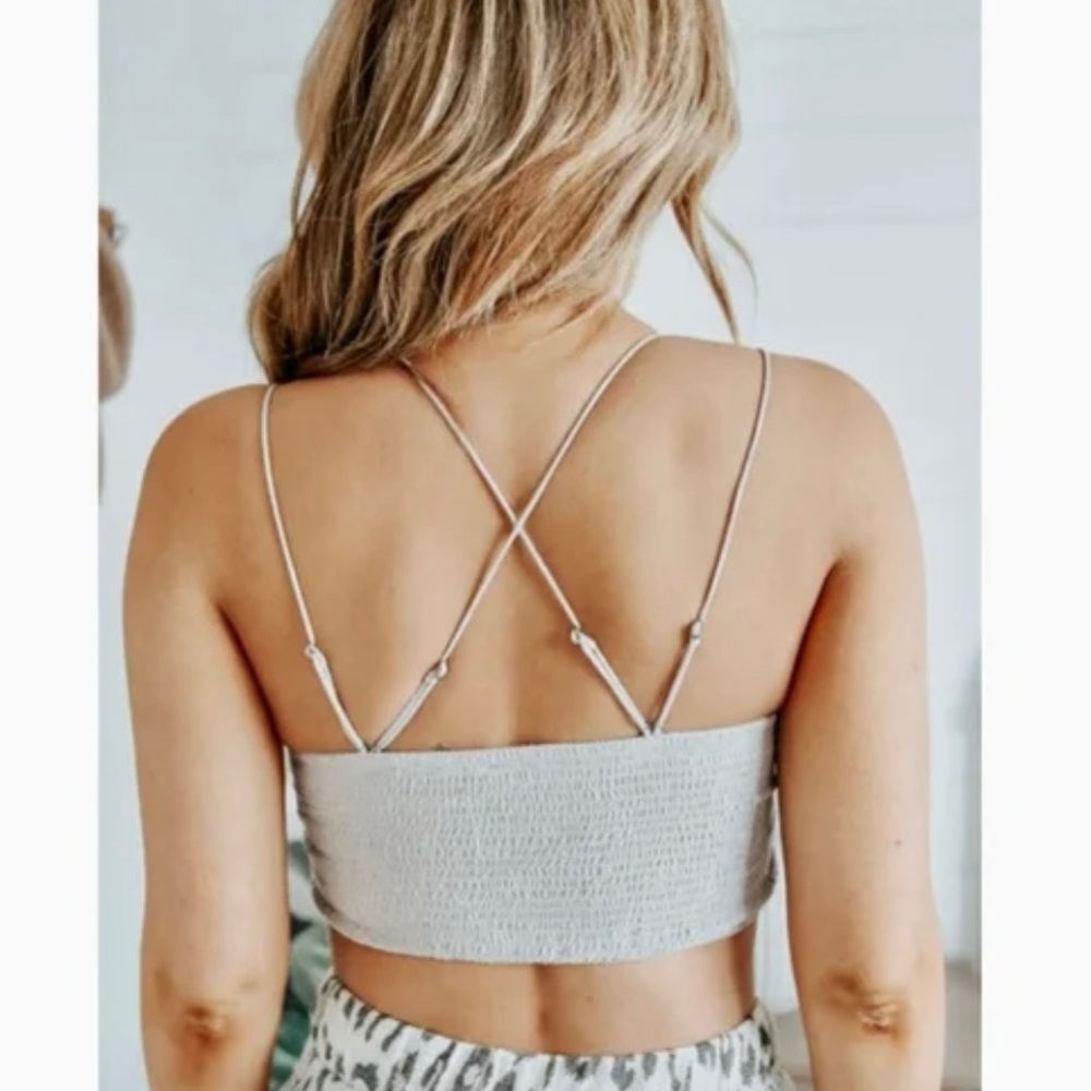 Free People Ilektra Bralette Silver - Picture 2 of 6